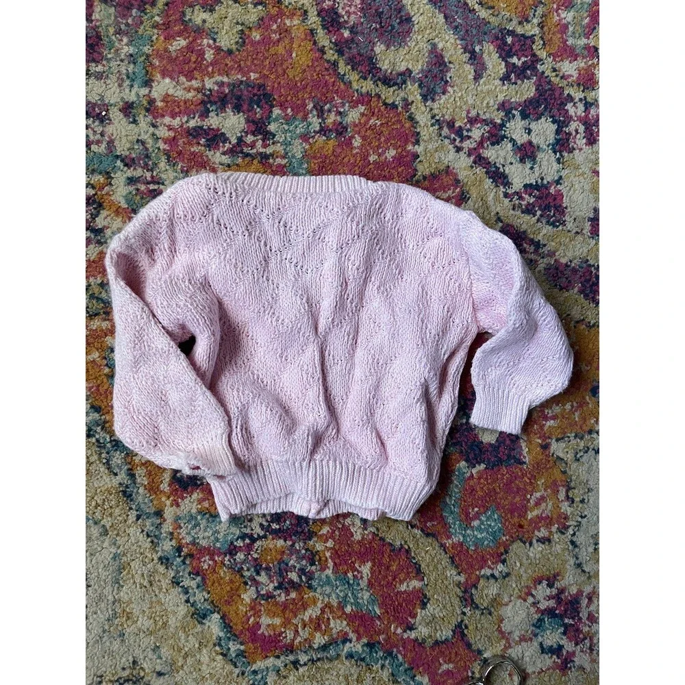 Vintage baby pink Cardigan